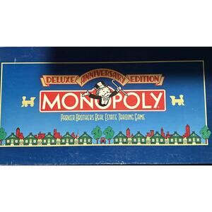 1984 Deluxe Monopoly Game Complete Vintage Board Game Original EUC